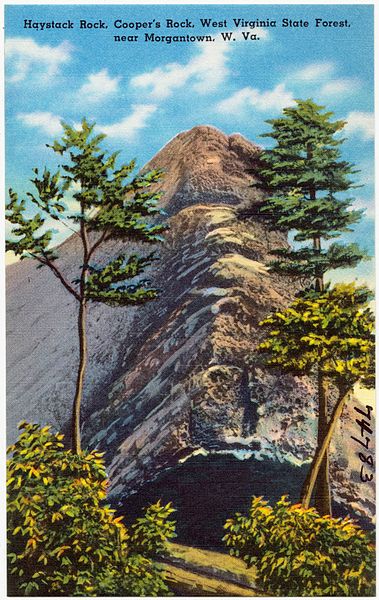 File:Haystack Rock, Cooper's Rock, West Virginia State Forest, near Morgantown, W. Va (74783).jpg