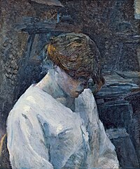 Henri de Toulouse-Lautrec - La rousse avec chemisier blanc.jpg
