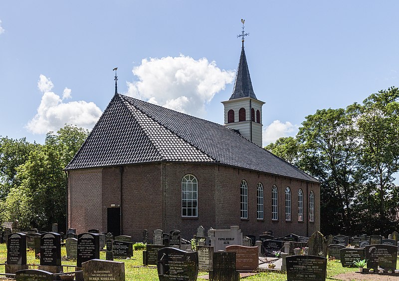 File:Hervormde kerk uit 1790 De Fontein (Oudemirdum) 20-07-2020. (actm.) 09.jpg