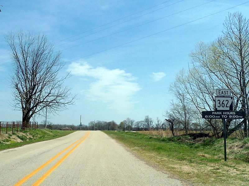 File:Highway 362 western terminus, Louisiana Purchase State Park.jpg