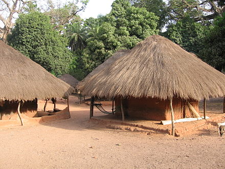 Houses in Caravela, one of the Bijagós islands