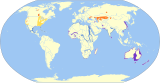 Aire de répartition de la Sterne caspienne