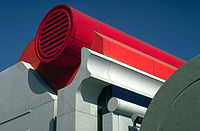 Detail of one of the plant buildings designed by Anthony J Lumsden, FAIA. Hyperion Water Treatment Plant-01.jpg