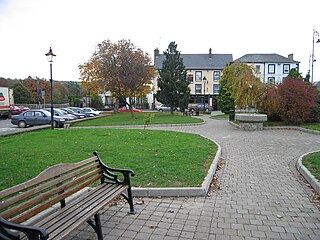 Bunclody Town in Leinster, Ireland