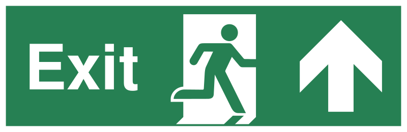 File:ISO 7010 - Exit Up - Alt - EN.svg