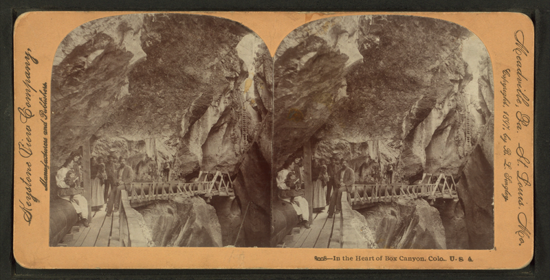 File:In the heart of Box Canyon, Colo., U.S.A, from Robert N. Dennis collection of stereoscopic views 9.png