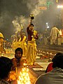 Incense aarti at Dashaswamedh ghat, Varanasi.