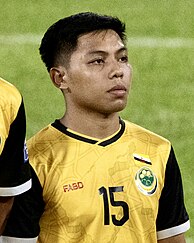 Asyraf with Brunei in 2023 Indonesia-Brunei 17 October 2023 (Players) 51.jpg