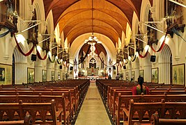 Interior of San Thome Basilica