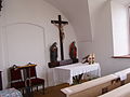 Interiér kaple (původně sakristie)