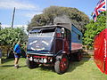 Island Steam Traction DKN 689, a Sentinel S4 (Flat Lorry), on display at the Old Gaffers Festival 2012, Yarmouth, Isle of Wight.