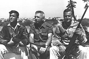 L-R, Hannan Crystal, trainer Izzy Gilam, and Rafael Peles Israel Olympic Team - Marksmanship1960.jpg