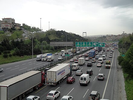 Traffic congestion in Istanbul