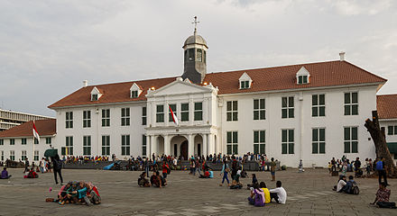 The colonial building that is now the Jakarta History Museum, in West Jakarta.