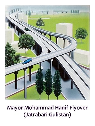 <span class="mw-page-title-main">Mayor Mohammed Hanif Flyover</span> Overpass in Dhaka