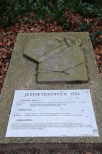 Jezuïetengrafsteen uit 1735