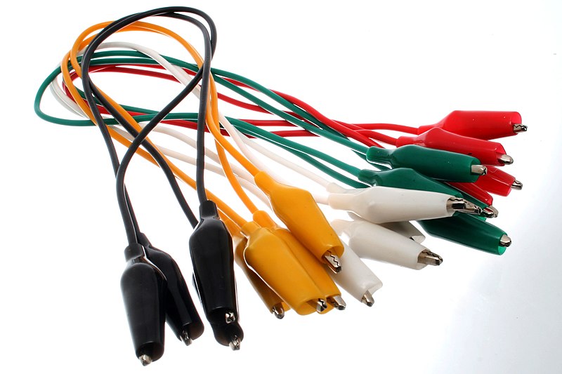 File:Jumper Wires with Crocodile Clips.jpg