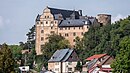 Könitz Am Schloßberg 16 Burg (Schloss) mit Nebengebäuden, Befestigung und Grundstück (Park).jpg