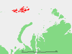 Location of the Franz Josef Archipelago