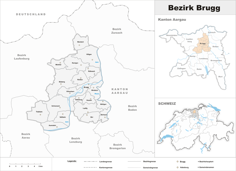 File:Karte Bezirk Brugg 2022.png