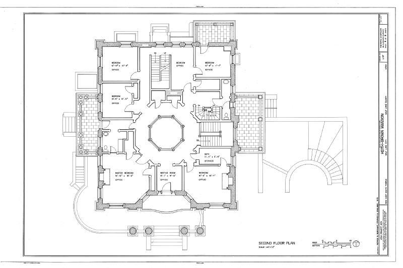 File:Keith-Brown House, 529 East South Temple, Salt Lake City, Salt Lake County, UT HABS UTAH,18-SALCI,26- (sheet 4 of 8).tif