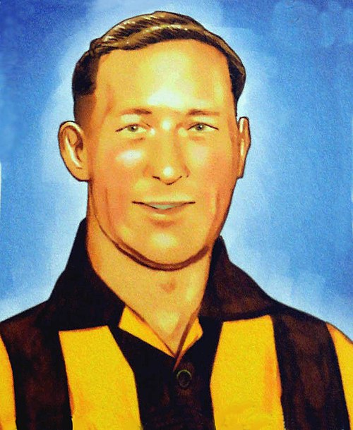 John Kennedy Sr. is the Hawks' first premiership coach. Hawthorn honoured him with a bronze statue in front of Waverley Park