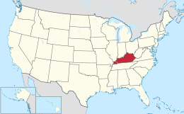 Kentucky – Localizzazione
