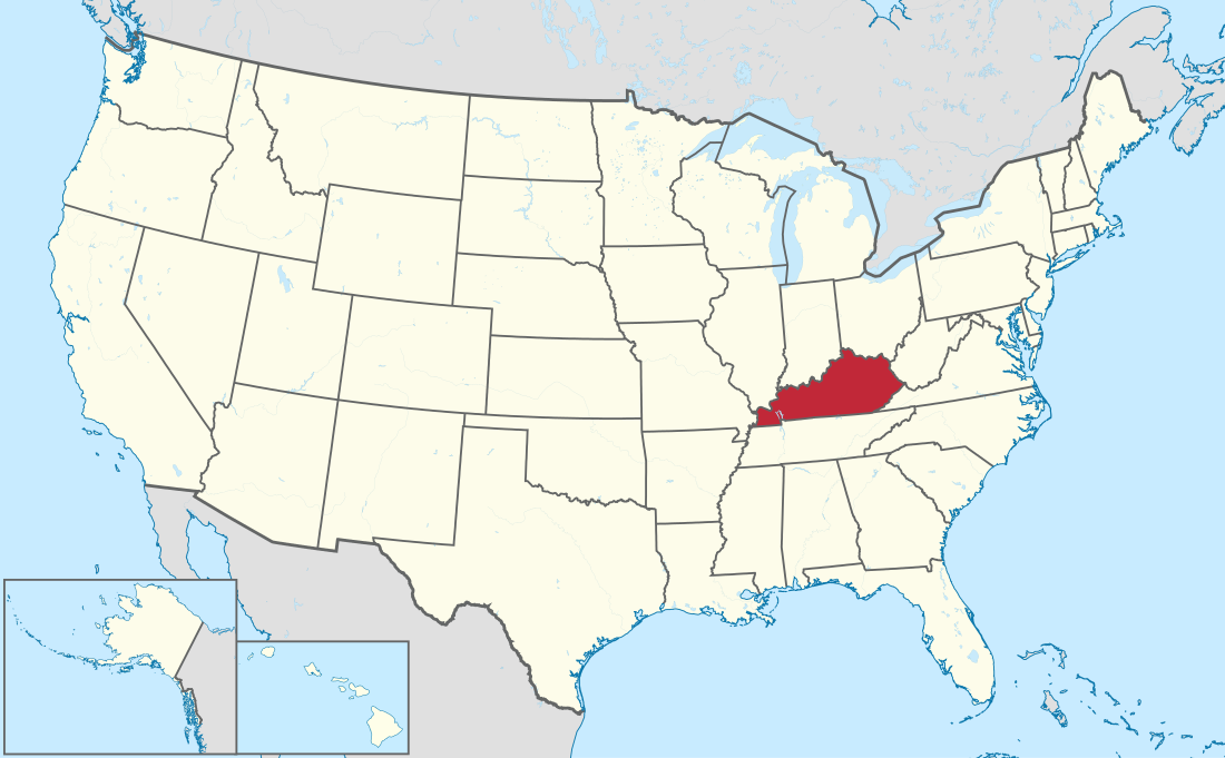 File:Kentucky in United States.svg