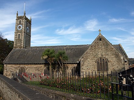 Falmouth Parish Church, Church Street, dedicated to "King Charles the Martyr"