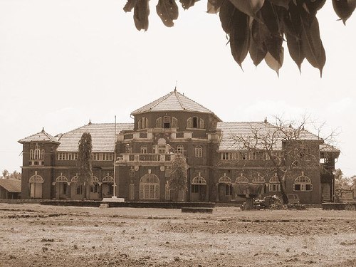 The brick palace in Ratnagiri that Queen Supayalat and the royal family was exiled to