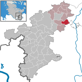 Kaart van Klein Wesenberg
