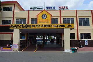 <span class="mw-page-title-main">Karur Junction railway station</span> Railway station in Tamil Nadu, India