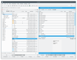 Krusader Twin Panel Dateimanager