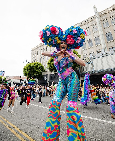 File:LA Pride Parade 2023 in Hollywood CA.jpg