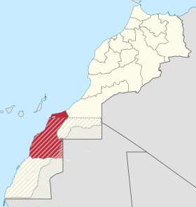 Эль-Аюн — Буждур — Сегиет-эль-Хамра на карте