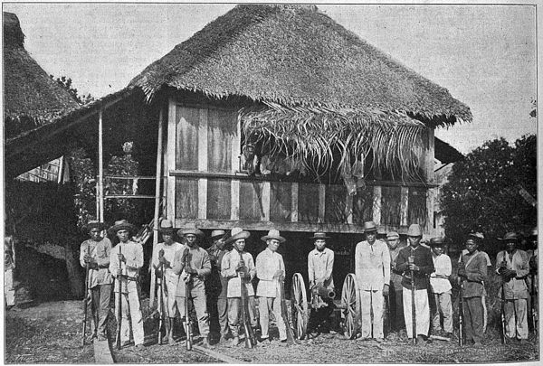 Filipino troops of Colonel Tecson in Baler (May 1899)