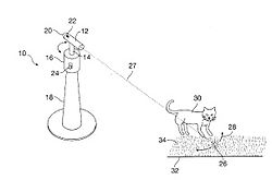 Method and apparatus for exercising a cat LaserCat.jpg