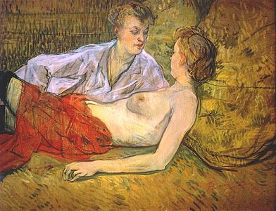 Deux amies Toulouse-Lautrec, 1894-1895