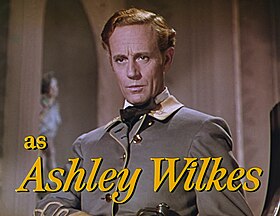 Ashley Wilkes interpretada por Leslie Howard