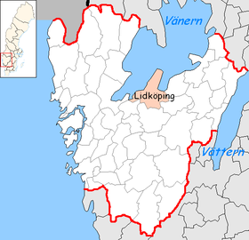 Localisation de Lidköping