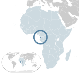 Location Equatorial Guinea AU Africa