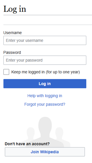 <span class="mw-page-title-main">Login</span> Process by which an individual gains access to a computer system