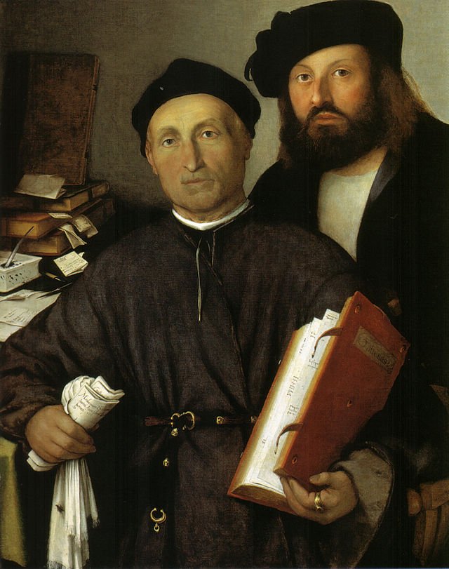 Ritratto di Giovanni Agostino della Torre con il figlio Niccolò