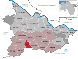 卢考在吕肖-丹嫩贝格县的位置