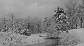 The Lugton in the snows. Circa 1906.