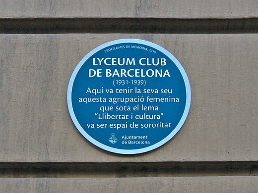 Lyceum Club (Barcelone) - Wikiwand