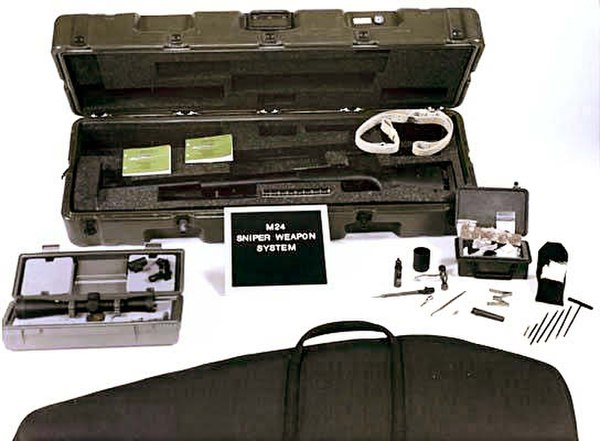 M24 SWS system components (U.S. Army photo)