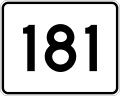 MA Route 181.svg