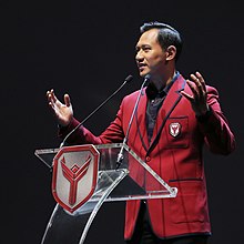 Yudhoyono speaking at a Yudhoyono Institute event MIC0885.jpg