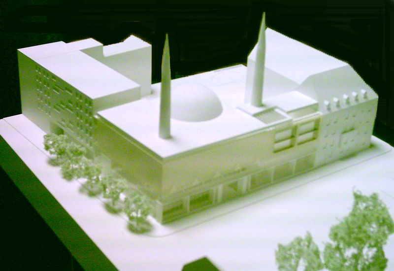 File:MUC Sendling mosque model Höfler aerial.jpg